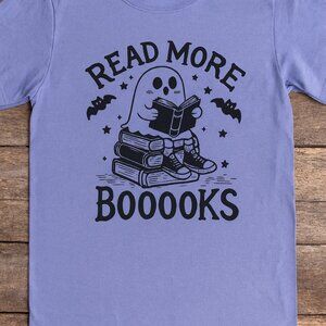 Size 3X (Plus) - Read More Books Tee (Purple) - $20